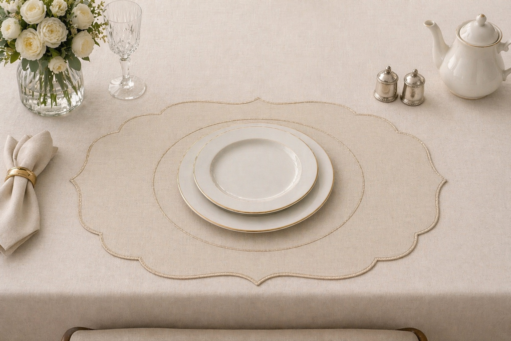 linen placemat
