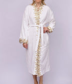 Rose-gold flower Bathrobe