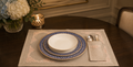 Luxury Lace Embroidered Placemat Set with Cutlery Holder