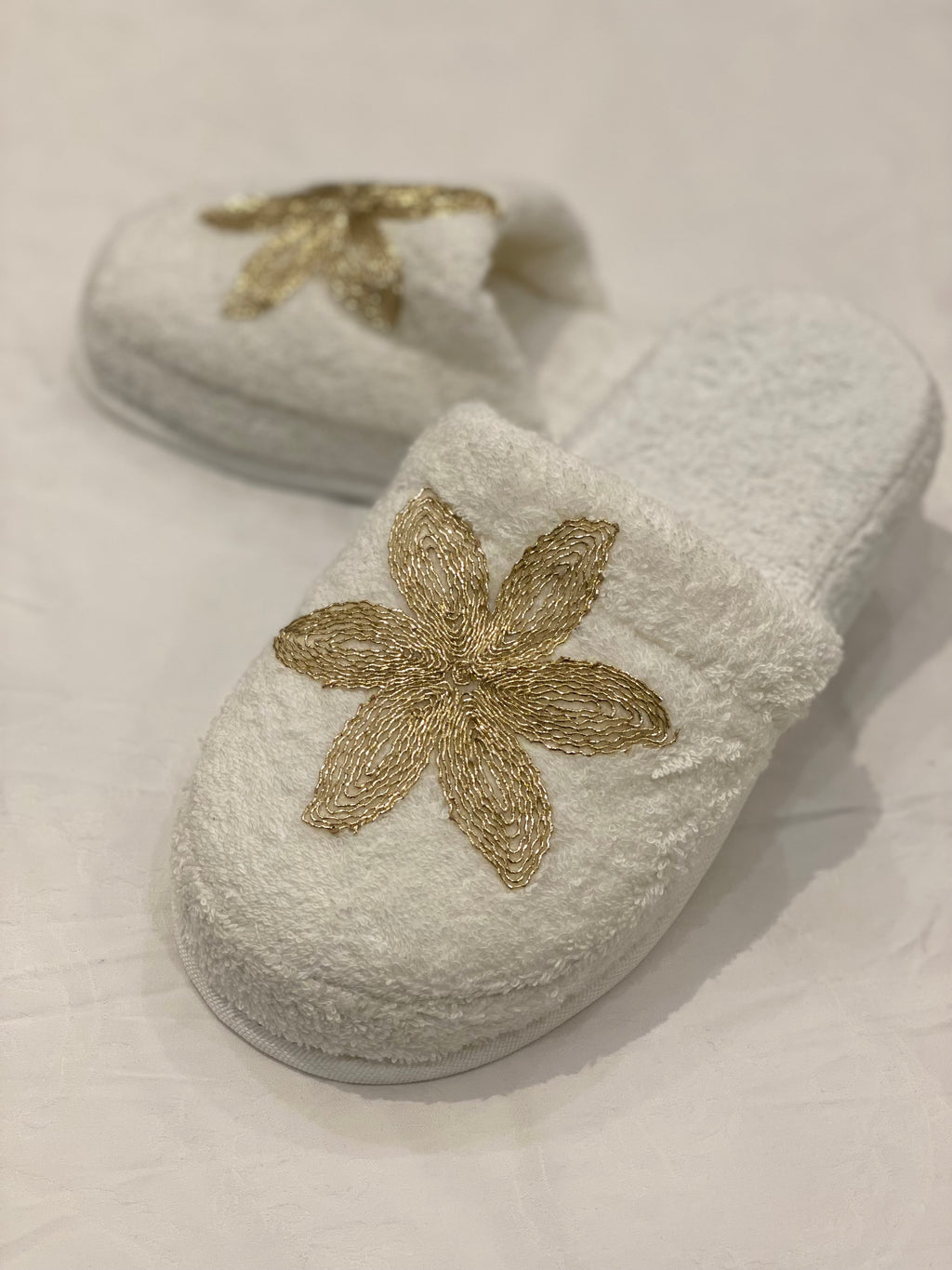 Rose-gold flower Bathrobe