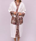 Paisley Pattern Red Bathrobe