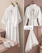 royal lace bathrobe
