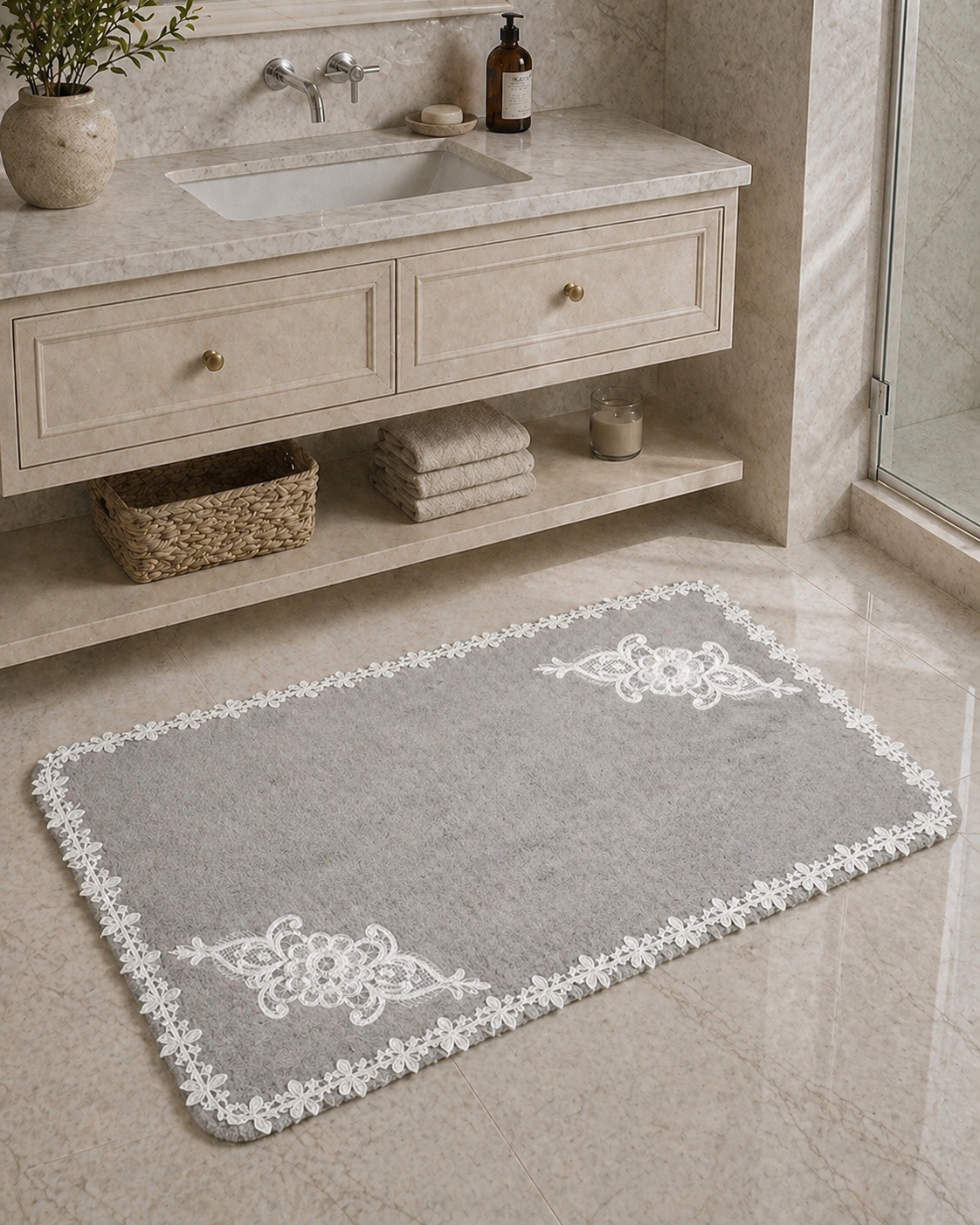 bathroom mat set