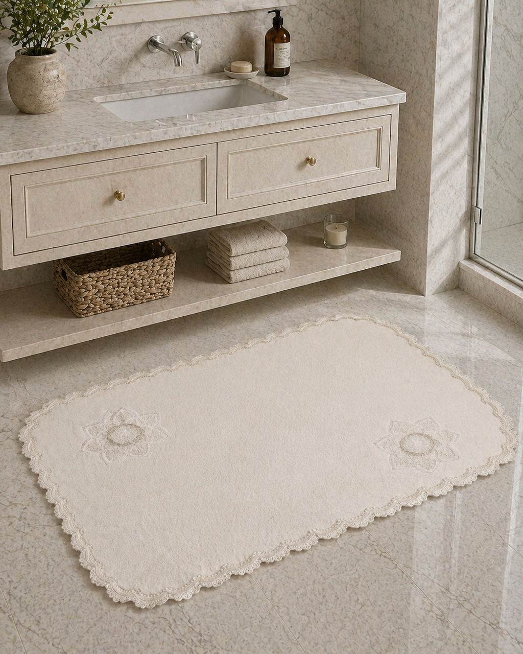 bathroom mat set
